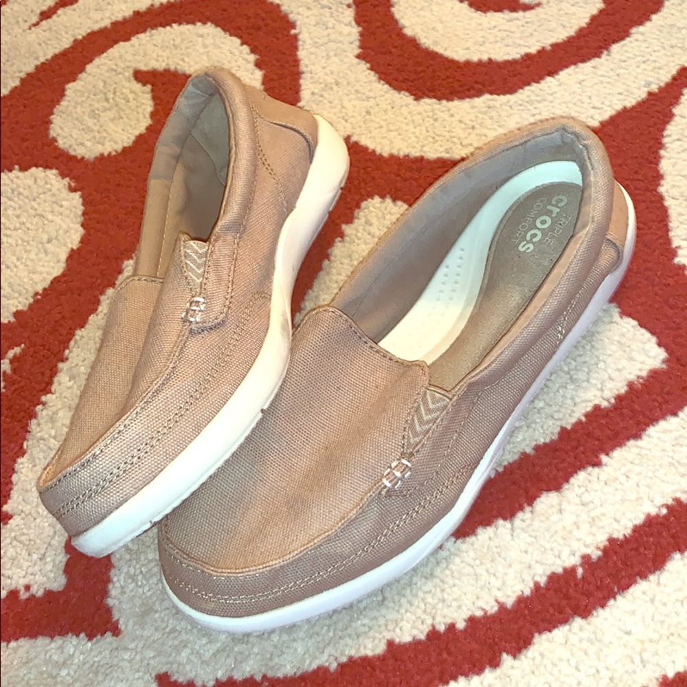 Crocs slip on sneakers